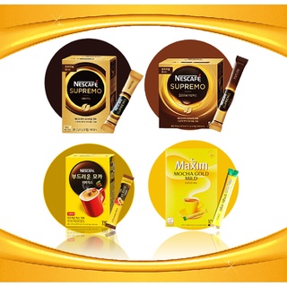 Nescafe Fresh Mocha coffee mix กาแฟแท้จากเกาหลี ใช้นมแทนครีมเทียม (แบ่งขาย)