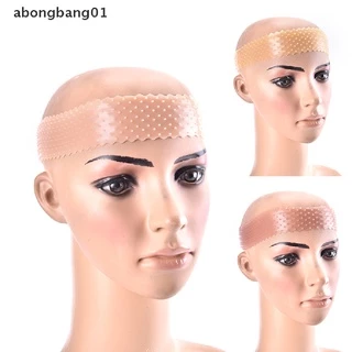 Abongbang01 ที่คาดผมซิลิโคนใส กันลื่น สําหรับวิกผม