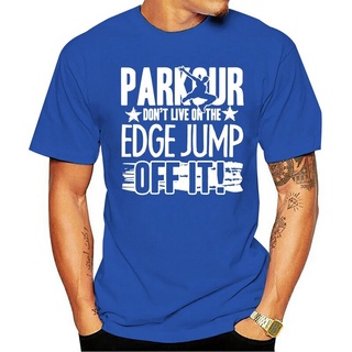 เสื้อยืดผ้าฝ้ายพิมพ์ลายแฟชั่นเสื้อยืด พิมพ์ลาย Parkour Lifestyle สําหรับผู้ชาย