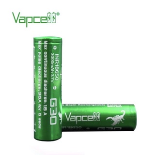 Vapcell G30 INR18650 3000mAh 15A/35A ของแท้เช็คโค๊ดได้