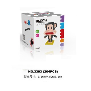 ตัวต่อ เลโก้ นาโน บล็อก Nano block ZMS 3393 แบบมีฐาน