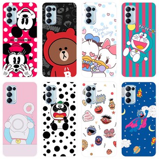 เคสสำหรับ OPPO Reno5 เคส Soft TPU Phone Case Back Cover OPPO Reno5 Pro Reno 5 เคสซิลิโคน กรณี Cute