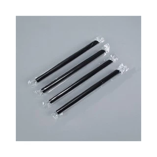 หลอดไข่มุก หลอดชานมไข่มุก หลอดใหญ่ ห่อฟิล์ม ปลายแหลม 11.มม. ยาว23ซม. *100เส้น*