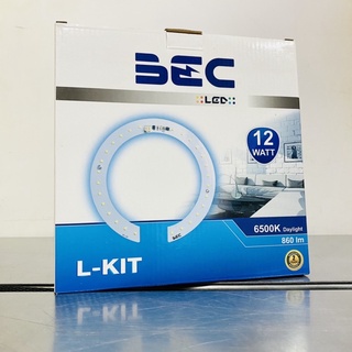 BEC หลอด LED กลม แผ่นชิป แผงไฟ 12W 6500K รุ่น L-KIT