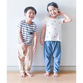 Leeya กางเกงขายาวเด็ก ขายาวเด็ก Baby &amp; Kids Pants Unisex ผลิตจากผ้าคอตตอน 100% ผ้านุ่มใส่สบาย