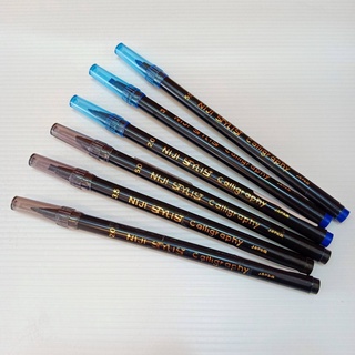 ปากกาสปีดบอล calligraphy pen ปากกาหัวตัด ปากกา calligraphy แพ็ค 4 สีดำ สีน้ำเงิน พร้อมส่ง