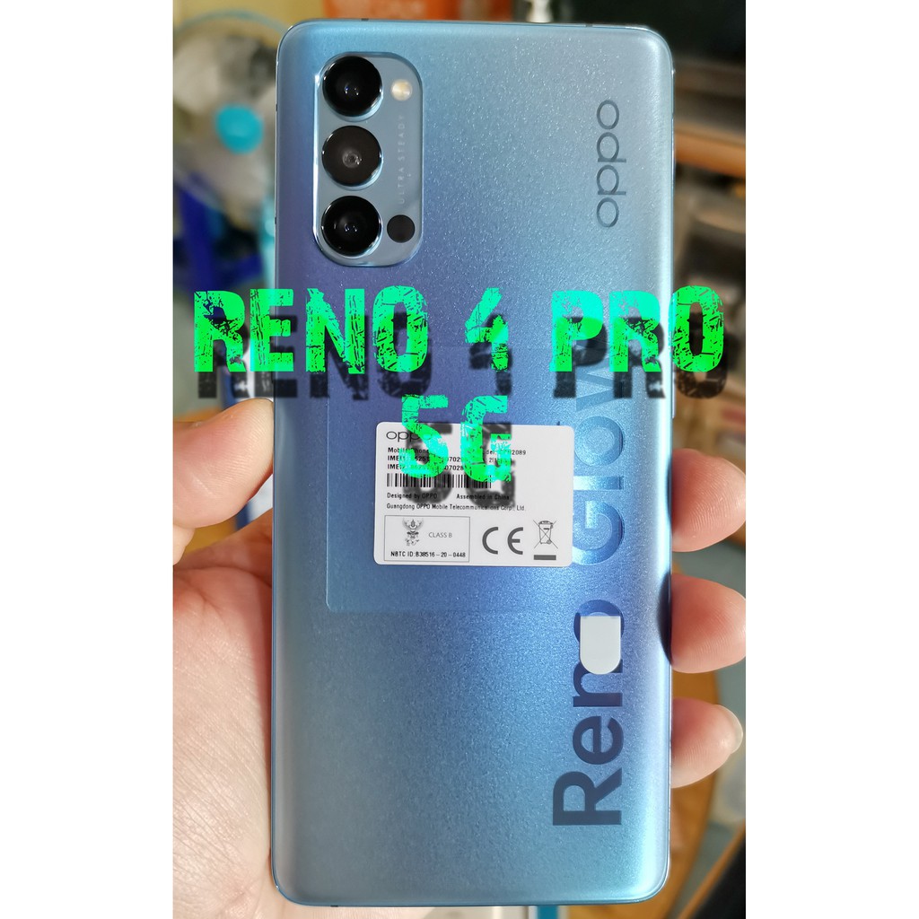 OPPO Reno4 Pro 5G 12/256 มือสอง สภาพใหม่ สวยมาก 99% ประกันศูนย์ไทย 08/07/2022 อุปกรณ์ครบกล่อง แถมเคส