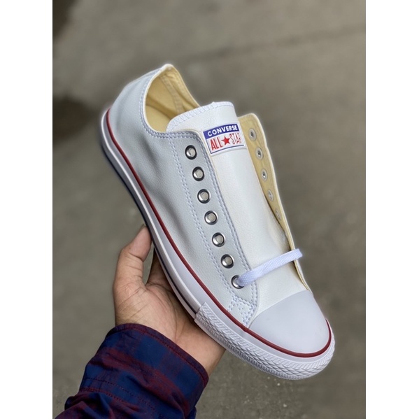 🛒🎁พร้อมส่งรองเท้า ⭐️all star(หนัง)พร้อมกล่อง🌟sz.39-44