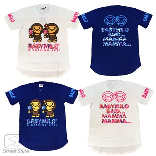 เสื้อเบบี้ไมโล Babymilo t-shirt a bathing ape สกรีนหน้าหลัง สวยคมชัดสุด