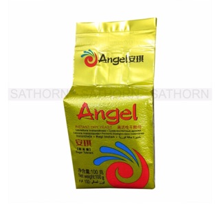 Angle INSTANT DRY YEAST ยีสต์แห้ง สำเร็จรูป สำหรับทำขนม ขนมปัง แพ็คสีทอง (100 กรัม)