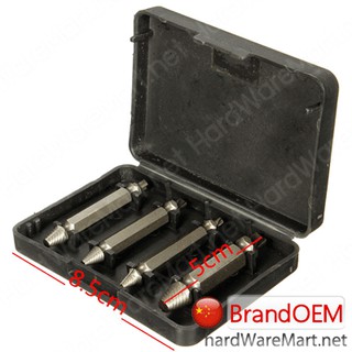 ดอกต๊าปเกลียวถอนน๊อต 4ชิ้น OEM screw remover drill tool 186489