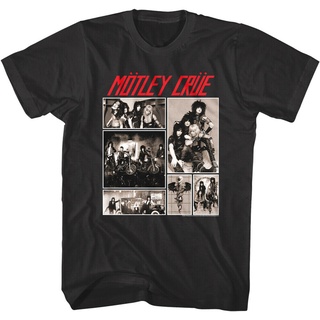 ขายดี!เสื้อยืดผ้าฝ้าย พิมพ์ลาย Motley Crue Rock Collage LA Heavy Metal Concert Tour LPimhh54GAodji08 สําหรับผู้ชายS-5XL