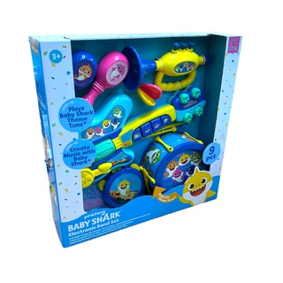 [ใช้ 2 โค้ดลดเพิ่ม] Baby Shark Electronic Band Set อุปกรณ์ดนตรีที่หลากหลาย