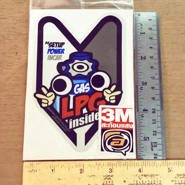 Sticker ติดรถยนต์ สะท้อนแสง 3M