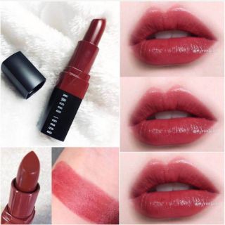 ขนาดจริง MFG 12/2564 ของแท้ เคาน์เตอร์ไทย #Ruby BOBBI BROWN CRUSHED LIPSTICK สี​ Ruby 2.25g