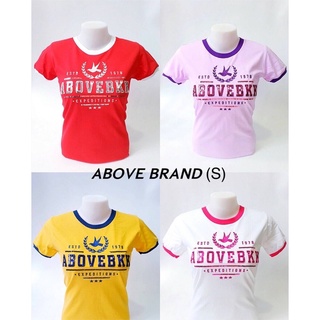 เสื้อยืด AboveBrand พร้อมจัดส่ง มี 4 สี ( S &amp; M )