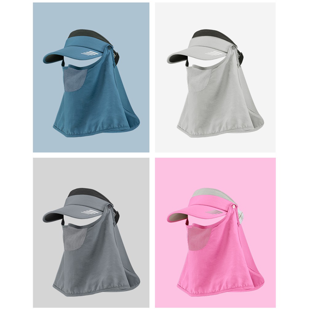ROCKBROS Sunhat ผ้าเรยอน คลุมศีรษะ แบบเต็มหน้า ใส่สบาย 360° ฝาครอบหัวตกปลา ป้องกันรังสียูวี สามารถปรับได้ สําหรับเดินป่า ตกปลากลางแจ้ง — صورة 2