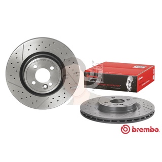 D09 A506 21 จานเบรค ล้อ F (ยี่ห้อ BREMBO) รุ่น HC UV PVT MINI R55 R56 R57 R58 JCW ปี2006-&gt;