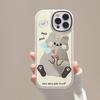 เคสซิลิโคนนิ่ม ลายการ์ตูนแมว สําหรับ iPhone 15 Pro Max 15 Plus 14Pro 14ProMax 11 12 13 Pro Max mini X XS Max XR 7 8 Plus SE