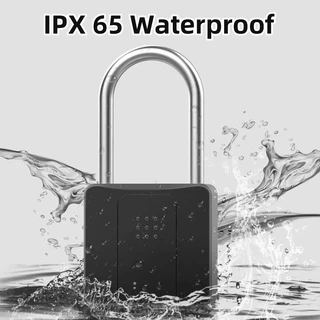 แม่กุญแจสแกนลายนิ้วมือ Padlock กุญแจสแกนลายนิ้วมือ กุญแจ สมาร์ทลายนิ้วมือปลดล็อคการเชื่อมต่อบลูทูธ APP ปลดล็อคล็อคประตูอ