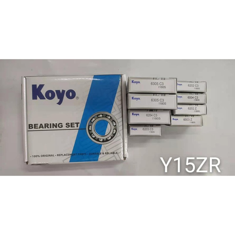 ชุดแบริ่งเครื่องยนต์ Koyo c3 Ex5/wave110 Dash Alpha /Rg110 /y125z/y15ZR/rxz/Lc4s /kriss/Srl/ss/Vf3i/