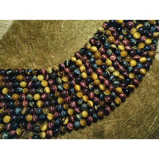 หิน3ทหารเสือแท้ เส้นยาว เกรดA (Mixed Tiger’s eye A grade)