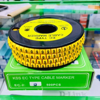 KSS Type Cable Marker เบอร์9 (500pcs) อย่างหนา