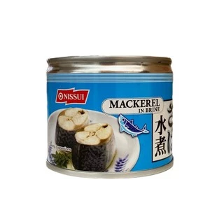 นิสซุย ปลาแมคเคอเรลในน้ำเกลือ ขนาด 190 กรัม - Nissui Mackerel in Brine