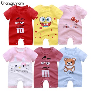 orangemom 0-24 Months baby romper summer infant jumpsuit newborn cotton baby bodysuit new style