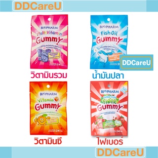 วิตามินรวม/น้ำมันปลา/วิตามินซี/ไฟเบอร์ กัมมี่ เยลลี่ 20 กรัม Multivitamin/ Fish oil/ Vitamin C/Fiber Gummy ไบโอฟาร์ม