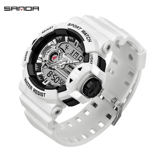 Sanda Sport Watches New Men Watch 3ATM Waterproof LED Digital Watch Military Watches Male Clock Stopwatch Relogio Mascul