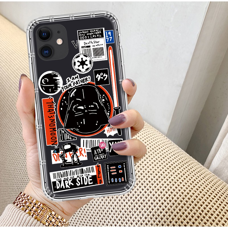 แฟชั่น Cool Star Wars สําหรับ IPhone 14 15 Pro 11 12 13 Pro Max XS MAX XR X 8 7 Plus 12 13 mini ซิลิโคนนุ่มกรณีโปร่งใส ราคา ถูกที่สุด โปรบีเคเค แกลเลอรีภาพที่ 7