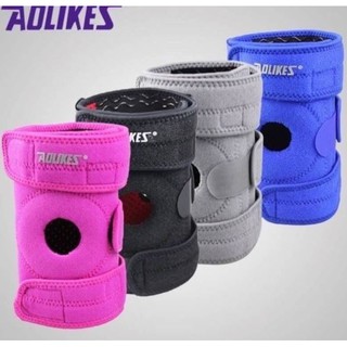 AOLIKES KNEE SUPPORT ผ้ารัดหัวเข่า 3 เส้น เสริมสปิง 2 เส้น พร้อมช่องระบายอากาศ