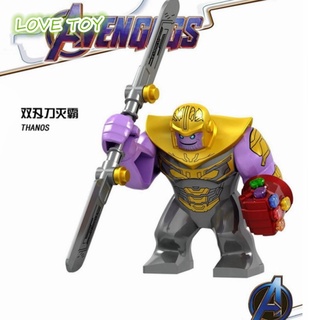 บล็อกตัวต่อเลโก้ อเวนเจอร์ส Thanos Nkodok GD220 พร้อมอัญมณีพลังงาน สีแดง ของเล่นสําหรับเด็ก