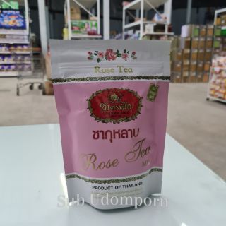 ชากุหลาบตรามือ 150 กรัม Rose tea