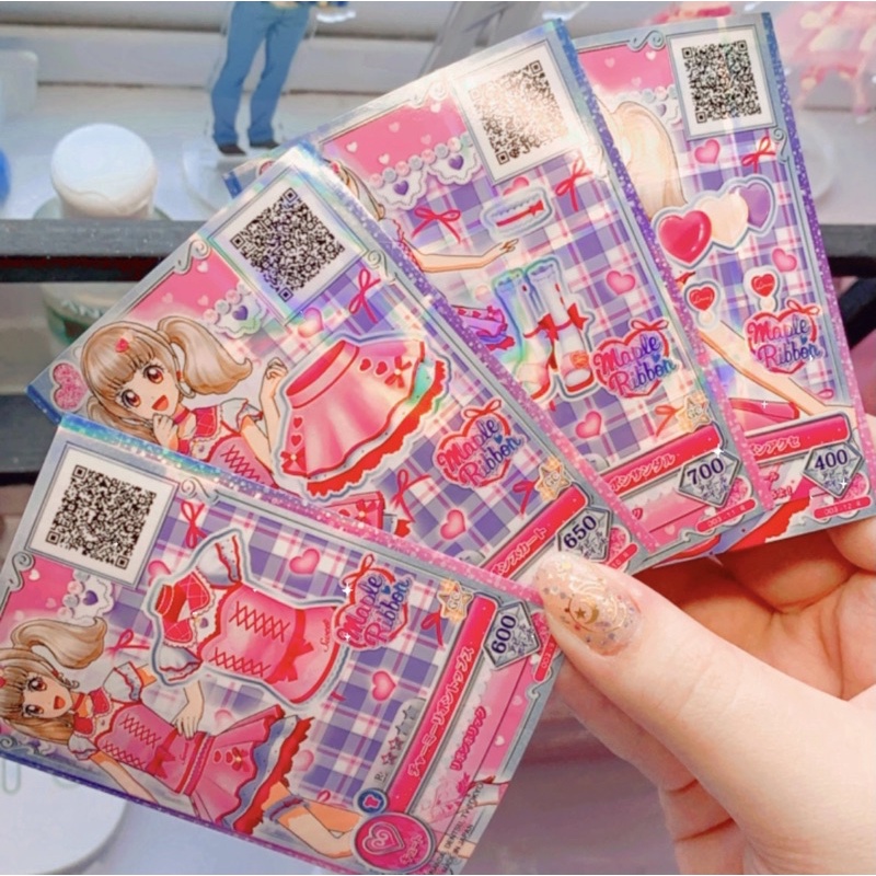 [ORDER] การ์ดริบบิ้นเมเปิ้ล Aikatsu Friends