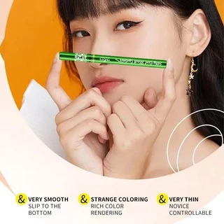 YINOFS (พร้อมส่ง) อายไลเนอร์ หัวเมจิ ขวดสีเขียว หัวแปรงเล็ก กันน้ำ กันเหงื่อกรีดง่ายติดทนนานNO.2699
