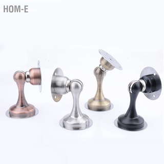 [พร้อมส่ง] Magnetic Door Stop Punch Free Anticollision Stainless Steel Black for Bedroom Bathroom Office