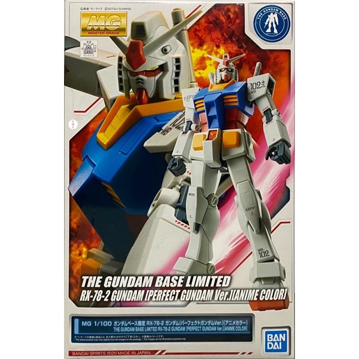 MG 1/100 THE GUNDAM BASE LIMITED RX-78-2 GUNDAM [PERFECT GUNDAM Ver.](ANIME COLOR)