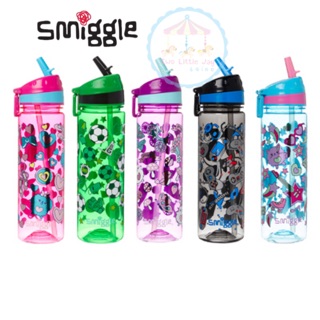 แท้💯%พร้อมส่ง! ฟรี kerry+เก็บปลายทางได้! ขวดน้ำ smiggle squad drink up straight bottle 660ml.