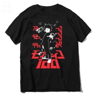 เสื้อยืดผู้ เสื้อยืด ลายการ์ตูนอนิเมะ AGX Car PSYCHO 100 KAGEYAMA SHIGEO S-5XL