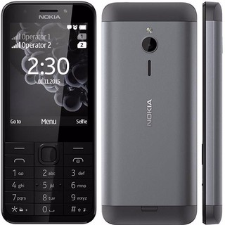 โทรศัพท์มือถือ โนเกียปุ่มกด NOKIA 230 (สีดำ) 2 ซิม  จอ 2.8นิ้ว รุ่นใหม่  2020