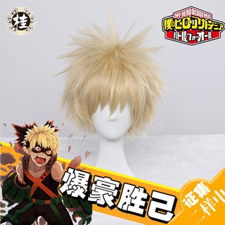 วิก บาคุโกว Bakugou Katsuki Cosplay Wig My Hero Academia Boku No Hero Academia