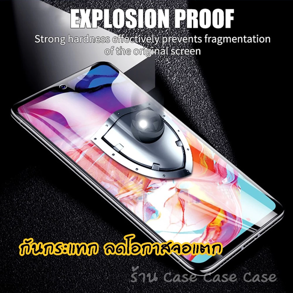 [Original One] ฟิล์มกระจก สำหรับ ไอโฟน 14 Pro max 11 12 13 12mini ฟิล์มกระจกแบบเต็มจอ XR 8 6 6s Plus 6 6s 7 SE2 XS MAX x thumbnail 3