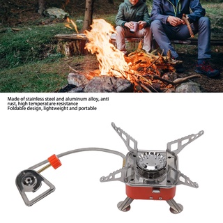 My Green Garden🔥  เตาสนาม เตาแก๊สพกพา 🔥 เดินป่าแคมป์ปิ้ง Portable Folding Lotus Style Windproof Camping Stove Butane Gas Stove