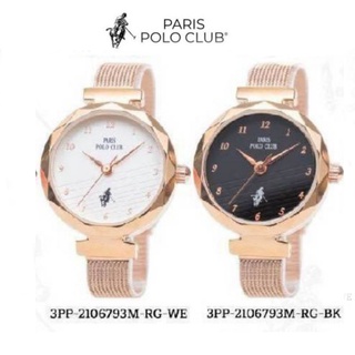 Paris Polo Club นาฬิกาผู้หญิง รุ่น 3PP-2106793M  สีโรสโกลด์