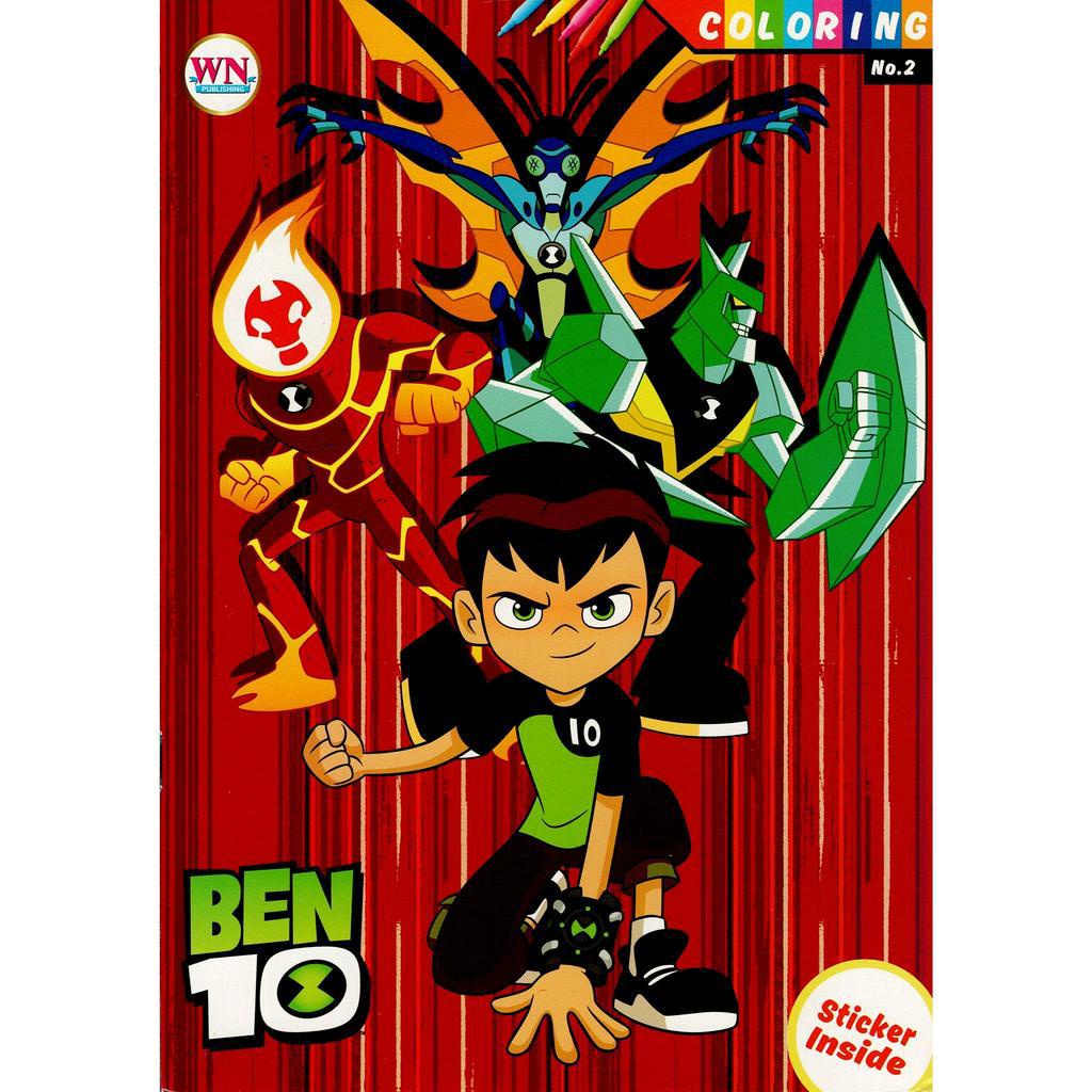 สมุดภาพระบายสี Ben 10