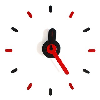 clock WALL CLOCK DIY MIX RED ON TIME Home decoration Home &amp; Furniture นาฬิกา นาฬิกาติดผนัง ONTIME DIY สีแดง/คละสี ของตกแ