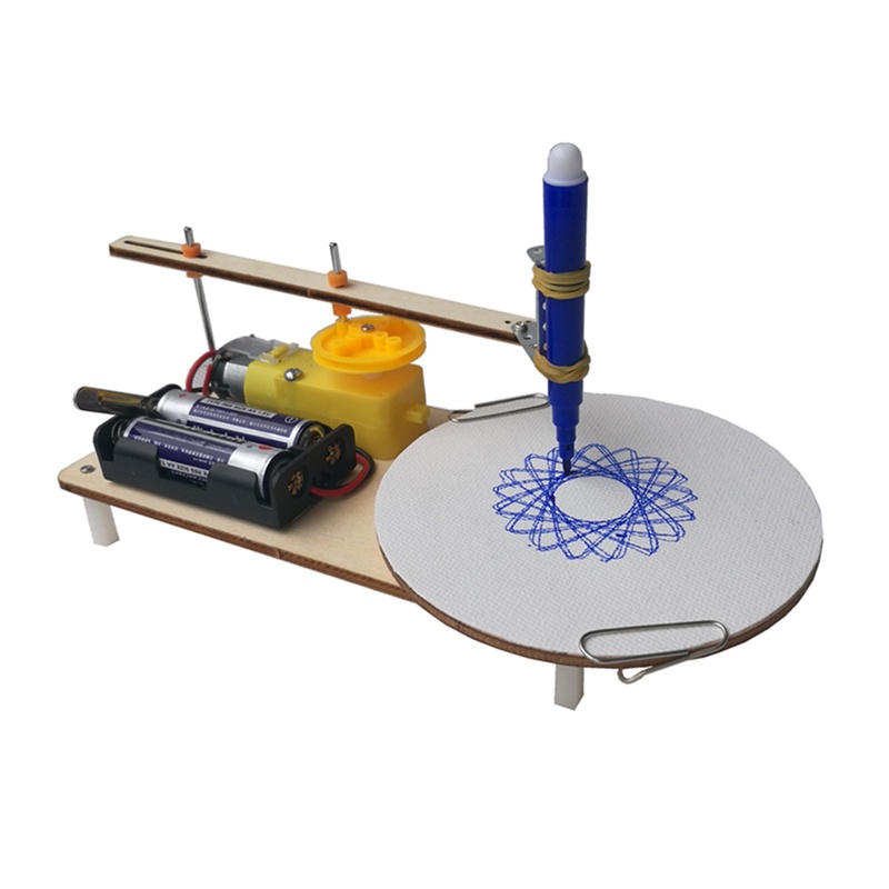 ของเล่นเด็กโมเดลหุ่นยนต์แผนที่แผนที่ไฟฟ้าเสริมการศึกษาเด็ก DIY - รูปที่ 3