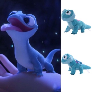 ตุ๊กตานุ่ม รูปการ์ตูน Frozen Salamanders Bruni สีฟ้า 2 ชิ้น